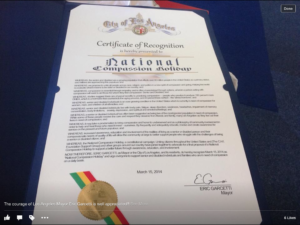 Los Angeles California Proclamation